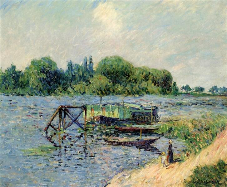 Laundry on the Seine at Herblay, 1906 - Gustave Loiseau