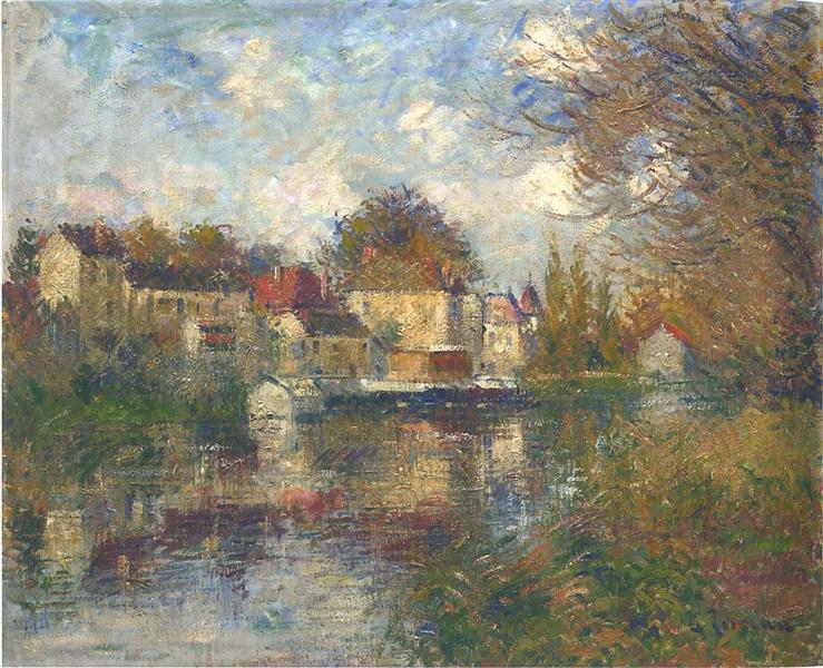 The Loing at Moret - Gustave Loiseau