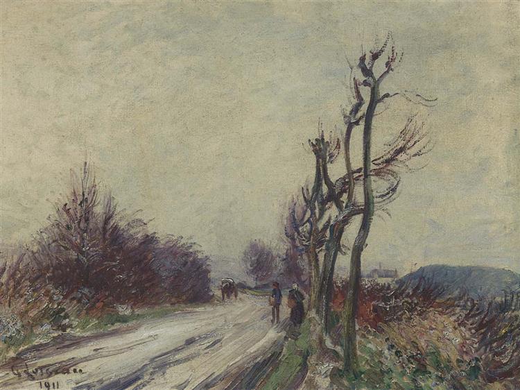 Village Road in Autumn, 1911 - Гюстав Луазо