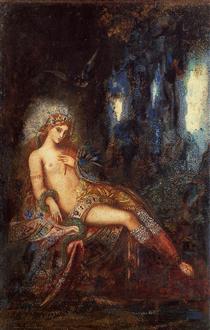 Goddess on the Rocks - Gustave Moreau