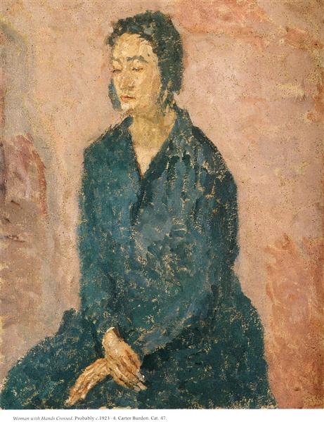 Woman with Hands Crossed, c.1923 - c.1924 - Гвен Джон