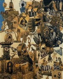 Cut with the Kitchen Knife Through the Beer-Belly of the Weimar Republic - Hannah Höch