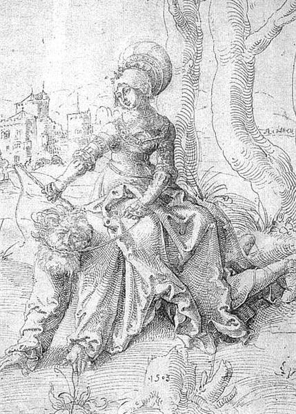 Аристотель и Филлида, 1503 - Ханс Бальдунг