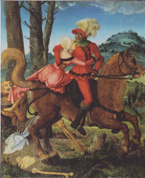 Рыцарь, девушка и смерть, c.1505 - Ханс Бальдунг