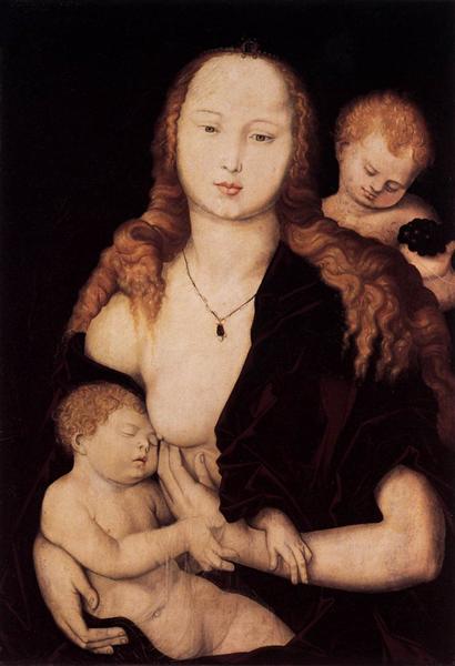 Virgin and Child, 1539 - 1540 - Ганс Бальдунг
