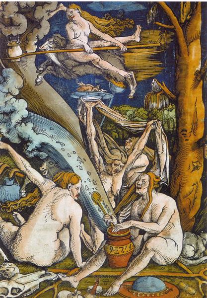 Witches, 1508 - Ганс Бальдунг
