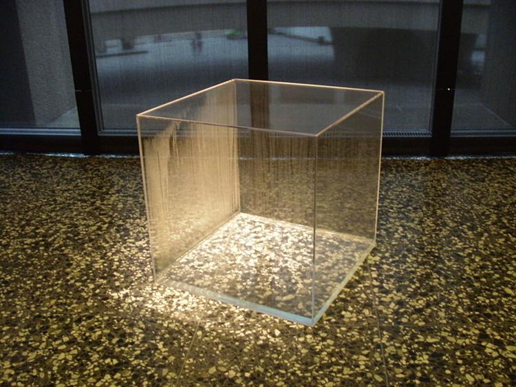 Condensation Cube, 2008 - Hans Haacke
