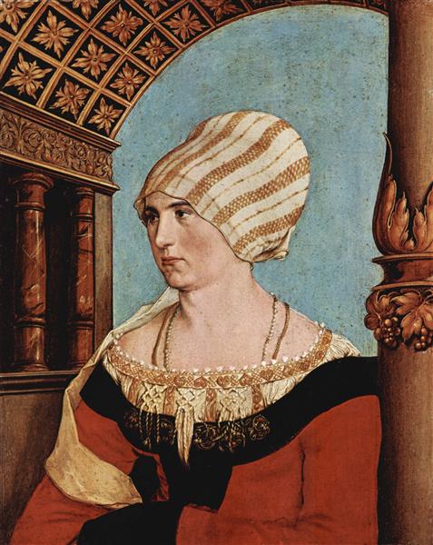 Dorothea Kannengiesser, 1516 - Hans Holbein, o Jovem