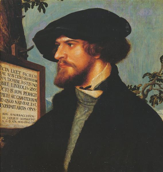 Portrait of Bonifacius Amerbach, 1519 - Ганс Гольбайн молодший