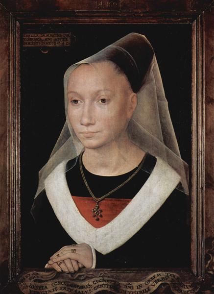Portrait of a Young Woman, 1480 - 漢斯·梅姆林