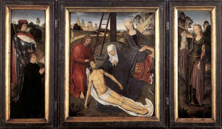 Triptych of Adriaan Reins, 1480 - Ганс Мемлінг