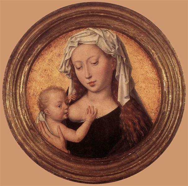 Virgin Suckling the Child, 1487 - 1490 - Hans Memling