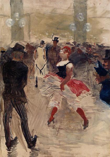 A l Elysee Montmartre, 1888 - 亨利·德·土魯斯-羅特列克