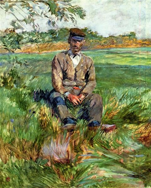 A Laborer at Celeyran, 1882 - Henri de Toulouse-Lautrec