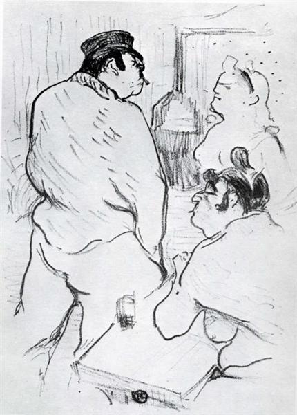 The Terror of the Grenelle Grenelle - Henri de Toulouse-Lautrec