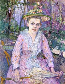Femme à l'ombrelle - Henri de Toulouse-Lautrec