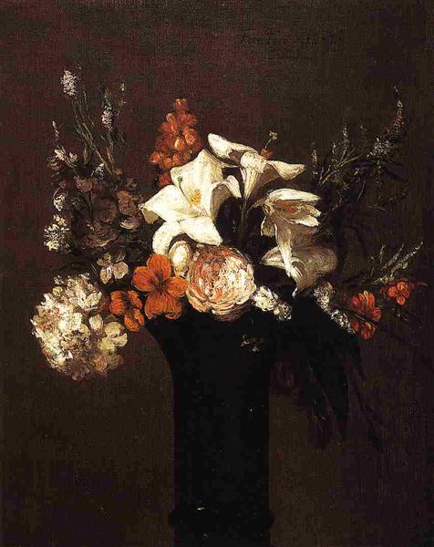 Flowers, 1862 - Henri Fantin-Latour