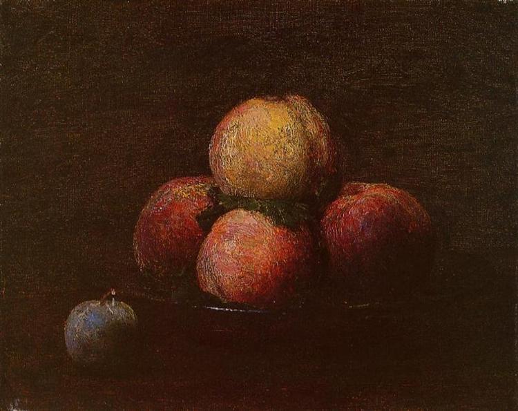 Peaches and a Plum, 1879 - 方丹‧拉圖爾