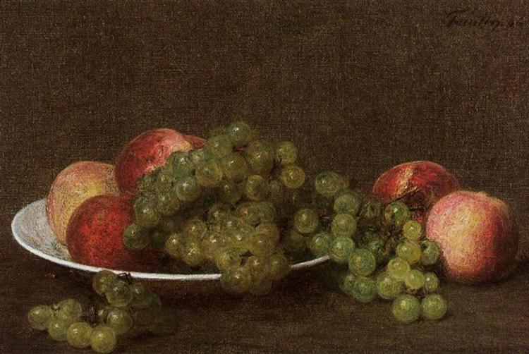 Peaches and Grapes, 1896 - Анри Фантен-Латур