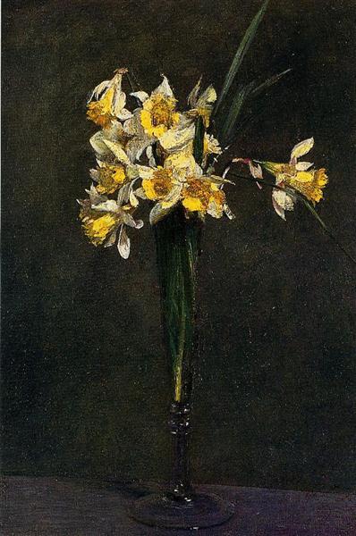 Yellow Flowers (also known as Coucous), 1873 - 方丹‧拉圖爾