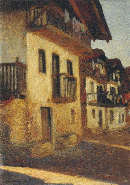 Street in the Village - Henri Martin