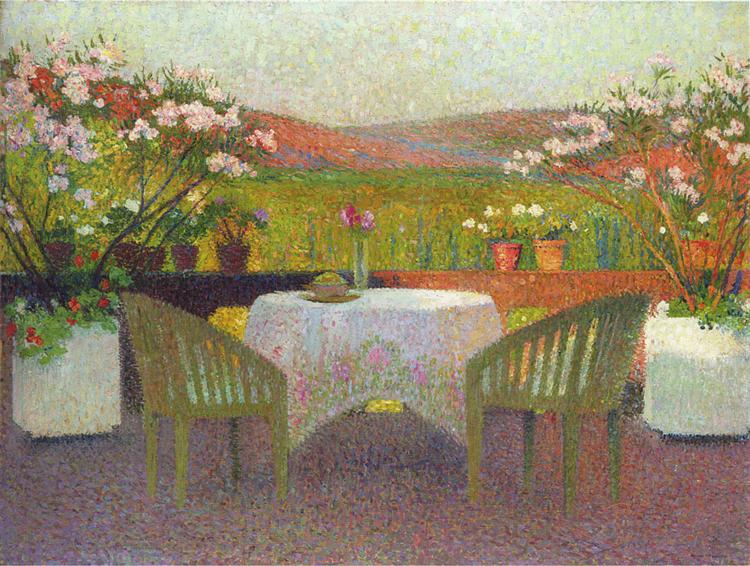 Terrace in Marquayrol - Henri Martin