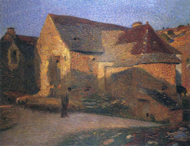The Old House in the Last Rays - Henri Martin