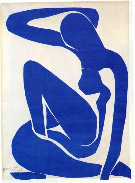 Blue Nude, 1952 - Анри Матисс