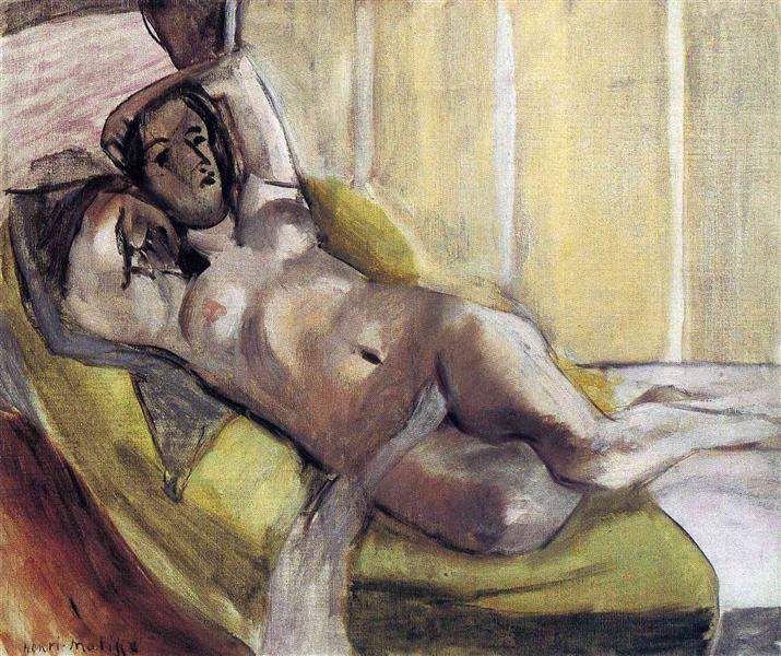 Nude Reclining on a Sofa, 1923 - 馬蒂斯