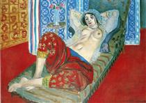 Odalisque in Red Culottes - Анри Матисс