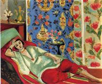 Odalisque in red trousers - Henri Matisse
