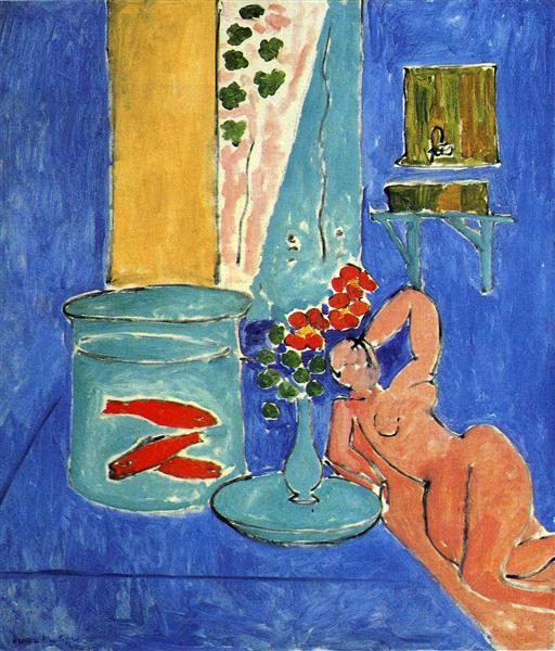 Red Fish and a Sculpture, 1911 - Henri Matisse