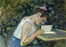 Woman Reading in a Garden - 馬蒂斯