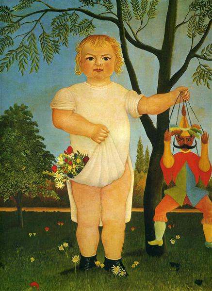 Child with a Puppet, c.1903 - Henri Rousseau