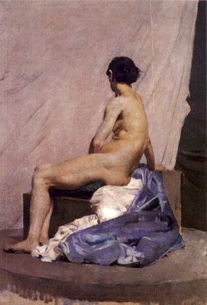 Model, 1880 - Henrique Pousao
