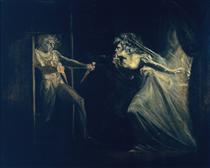 Lady Macbeth Seizing the Daggers - 约翰·亨利希·菲斯利