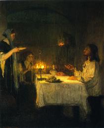 Christ at the Home of Mary and Martha - Henry Ossawa Tanner