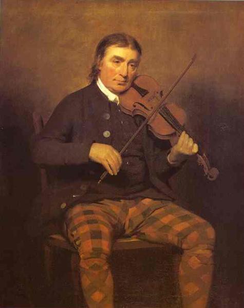 Portrait of Niel Gow, c.1793 - Henry Raeburn
