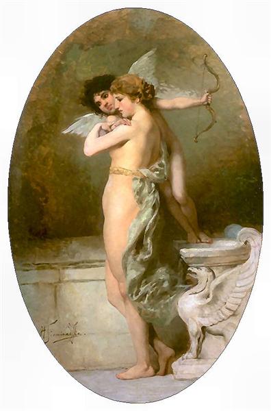 Amor and Psyche, 1894 - Генріх Семирадський