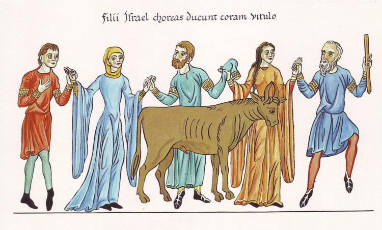 The dance around the golden calf - Herrade de Landsberg
