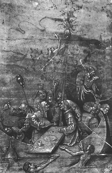 The Ship of Fools, c.1500 - 耶羅尼米斯‧波希