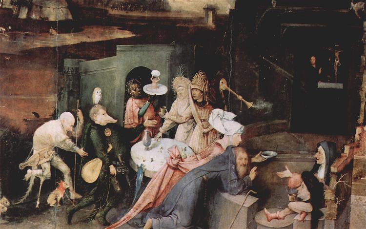 Спокуса Святого Антонія (деталь), 1460 - 1516 - Ієронімус Босх