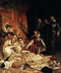 Death of Elizabeth I, Queen of England - Paul Delaroche