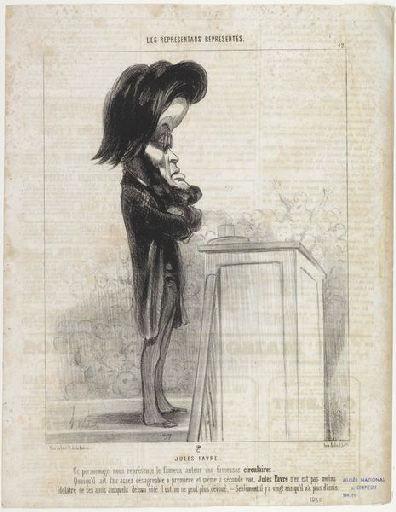 Jules Favre, 1849 - Honoré Daumier
