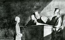 Testimony of a Minor - Honore Daumier