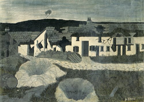 Shell Holes And Observation Balloon, Champagne Sector, 1931 - Horace Pippin