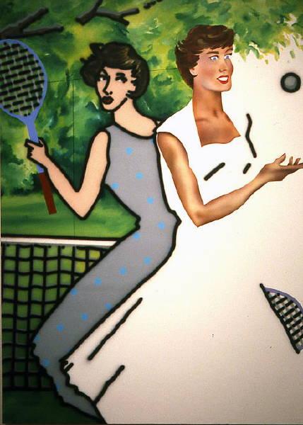 Tennis, 1983 - Howard Arkley