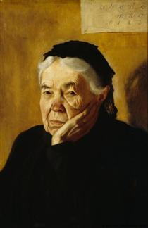 The Artist's Aunt - Хуго Симберг