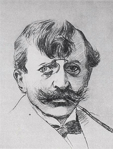 Portrait of Anton Azbe, 1899 - Igor Emmanuilowitsch Grabar