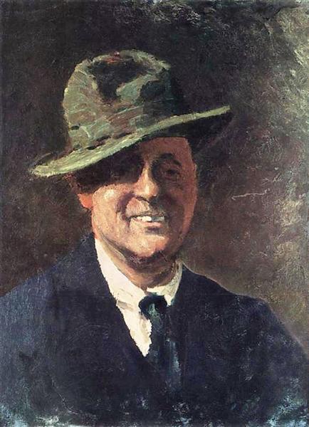 Автопортрет в шляпе, 1921 - Игорь Грабарь